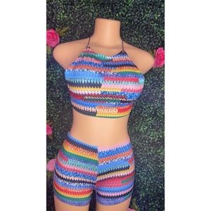 “ striped two piece “